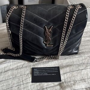 Yves Saint Laurent Black Shoulder Bag